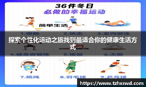 探索个性化运动之旅找到最适合你的健康生活方式
